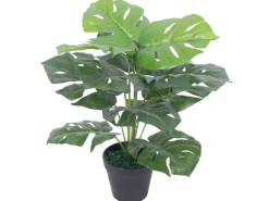furnicato Künstliche Monstera-Pflanze mit Topf 45 cm Grün