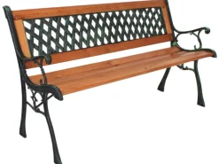 Garden Pleasure Parkbank Windsor 125 cm x 75 cm x 52 cm Antik-Grün