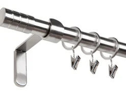 Gardinenstangen-Set Edelstahl 240 cm