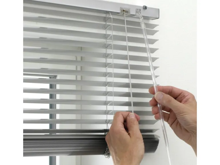 Gardinia Aluminium Jalousie 110 cm x 175 cm Silber