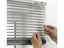 Gardinia Aluminium Jalousie 120 cm x 130 cm Silber