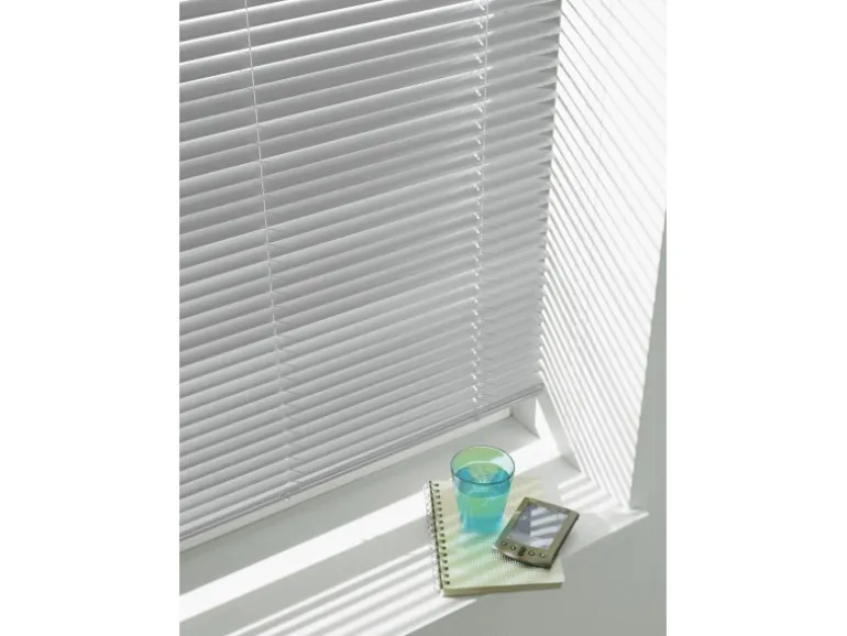 Gardinia Aluminium Jalousie 120 cm x 130 cm Silber