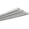 Gardinia Aluminium-Vorhangschiene 3-läufig Weiß 200 cm