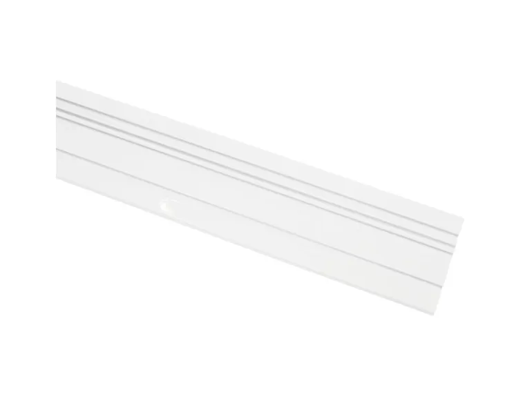 Gardinia Aluminium-Vorhangschiene 3-läufig Weiß 200 cm