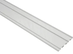 Gardinia Aluminium-Vorhangschiene 3-läufig Weiß 200 cm