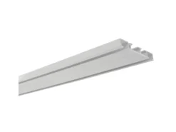 Gardinia Aluminium-Vorhangschiene 2-läufig Weiß 200 cm