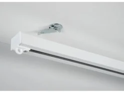 Gardinia Aluminium-Vorhangschienen-Set Luna 1-läufig Weiß 160 cm