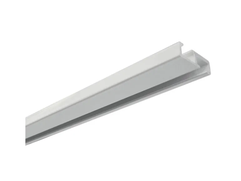 Gardinia Aluminium-Vorhangschiene 1-läufig Weiß 150 cm