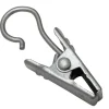 Gardinia Clipshaken Silber-Matt 10-er Pack