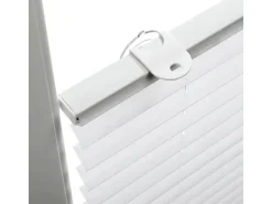 Gardinia Dachfenster-Plissee mit Saugnäpfe 47,3 cm x 100 cm Weiß