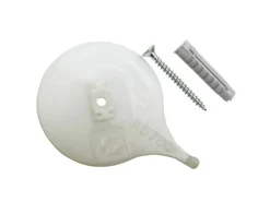 Gardinia Deckenträger für Aluminium-Vorhangschiene 2-läufig Weiß 2-er Pack