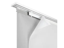 Gardinia Deckenträger für Flächenvorhangschiene 3-läufig Silber 2-er Pack