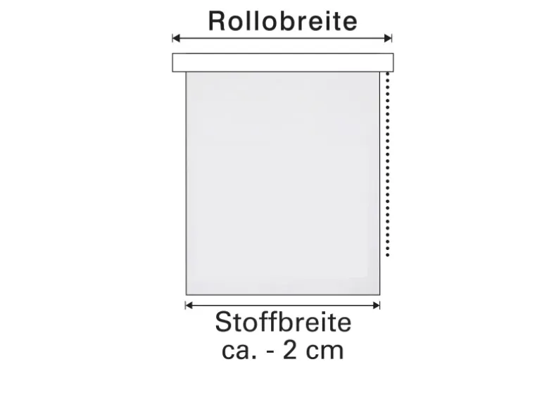 Gardinia Doppelrollo 80 cm x 160 cm Weiß