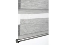 Gardinia Doppelrollo de Luxe 60 cm x 180 cm Grau