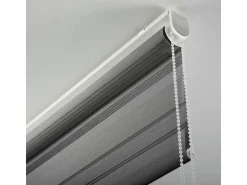 Gardinia Doppelrollo EasyFix mit Montageschiene 100 cm x 150 cm Anthrazit