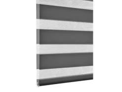 Gardinia Doppelrollo EasyFix mit Montageschiene 100 cm x 150 cm Anthrazit