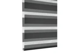 Gardinia Doppelrollo EasyFix mit Montageschiene 100 cm x 150 cm Anthrazit