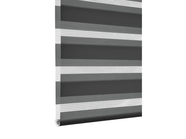 Gardinia Doppelrollo EasyFix mit Montageschiene 100 cm x 150 cm Anthrazit