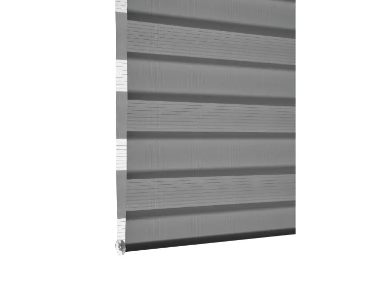 Gardinia Doppelrollo EasyFix mit Montageschiene 90 cm x 220 cm Anthrazit