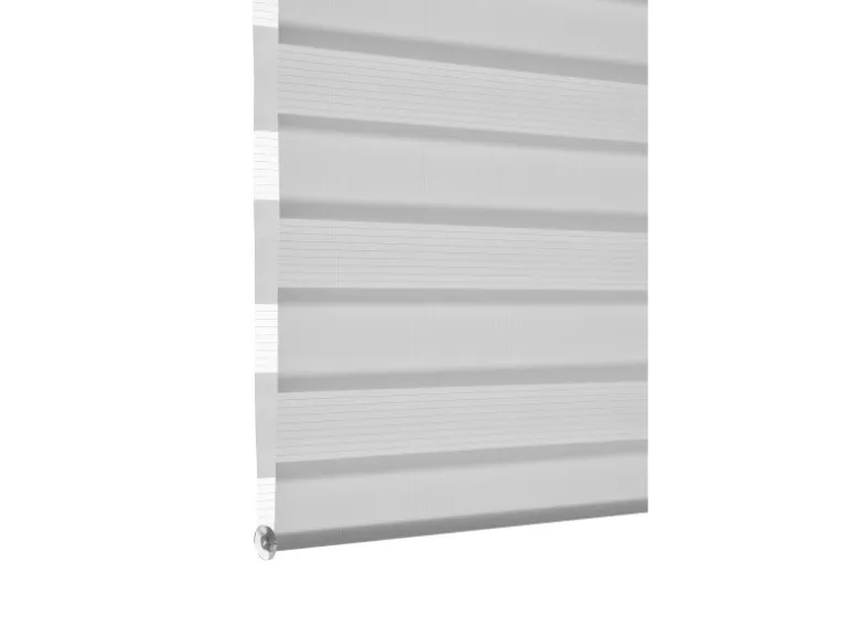 Gardinia Doppelrollo EasyFix mit Montageschiene 90 cm x 150 cm Grau