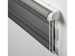 Gardinia Doppelrollo EasyFix mit Montageschiene 120 cm x 150 cm Anthrazit