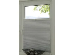 Gardinia Easy Fix Plissee Tag und Nacht Weiß 70 cm x 130 cm