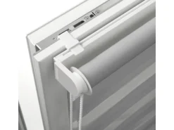Gardinia Easyfix Doppelrollo mit Montageschiene 60 cm x 150 cm Grau