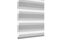 Gardinia Easyfix Doppelrollo mit Montageschiene 60 cm x 150 cm Grau