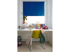 Gardinia EasyFix Rollo Thermo energiesparend 60 cm x 150 cm Blau