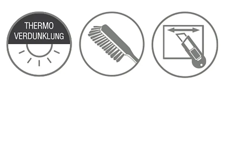 Gardinia EasyFix Rollo Thermo 60 cm x 150 cm Schiefer