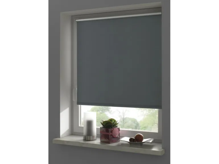 Gardinia EasyFix Rollo Thermo 60 cm x 150 cm Schiefer