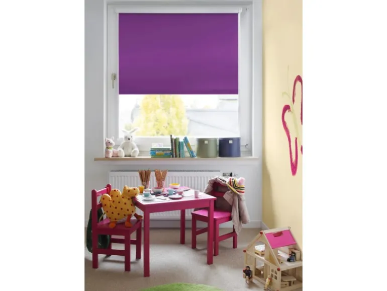 Gardinia EasyFix Rollo Thermo 75 cm x 150 cm Lila