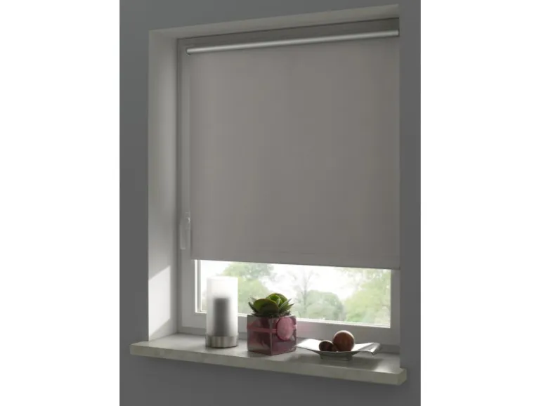 Gardinia EasyFix Rollo Thermo energiesparend 45 cm x 150 cm Grau