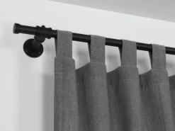 Gardinia Endkappe Industrial Home Ø 25 mm Schwarz 2 Stück