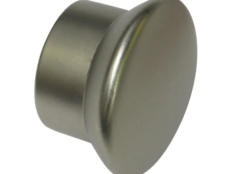 Gardinia Endstück Europa für Ø 19 mm Silber-Satin