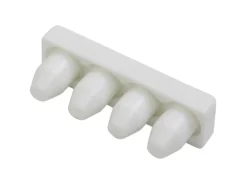 Gardinia Endstück für Aluminium-Vorhangschiene 1-läufig Weiß 2-er Pack