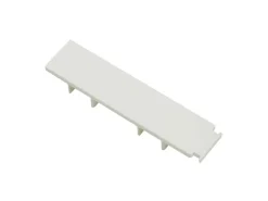 Gardinia Endstück für Vorhangschiene GE2 2-läufig Weiß 2-er Pack