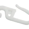 Gardinia Faltenlegehaken POM-Qualität 16 mm Rohweiß 10-er Pack