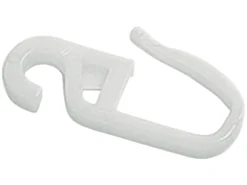 Gardinia Faltenlegehaken POM-Qualität 16 mm Rohweiß 10-er Pack