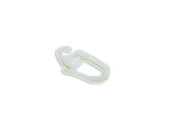 Gardinia Faltenlegehaken POM-Qualität 20 mm Rohweiß 10-er Pack