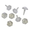 Gardinia Faltenstecker Transparent 50-er Pack