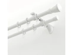 Gardinia Gardinenringe Chicago für Ø 20 mm Weiß 10-er Pack