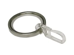Gardinia Gardinenringe Chicago für Ø 20 mm Edelstahl 10-er Pack