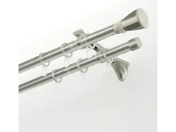 Gardinia Gardinenringe Chicago für Ø 20 mm Edelstahl 10-er Pack
