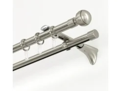 Gardinia Gardinenringe Chicago für Ø 20 mm Edelstahl 10-er Pack