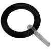 Gardinia Gardinenringe mit Haken für Stangen bis Ø 28 mm Schwarz-Matt