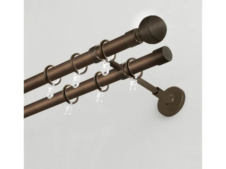 Gardinia Gardinenstange Chicago Ø 20 mm Bronze 200 cm