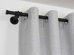 Gardinia Gardinenstange Industrial Home Ø 25 mm Schwarz 160 cm