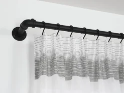 Gardinia Gardinenstange Industrial Home Ø 25 mm Schwarz 240 cm