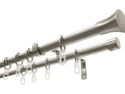Gardinia Gardinenstangen-Set Konus mit Innenlauf II Ø 16/19 mm 120 cm - 210 cm